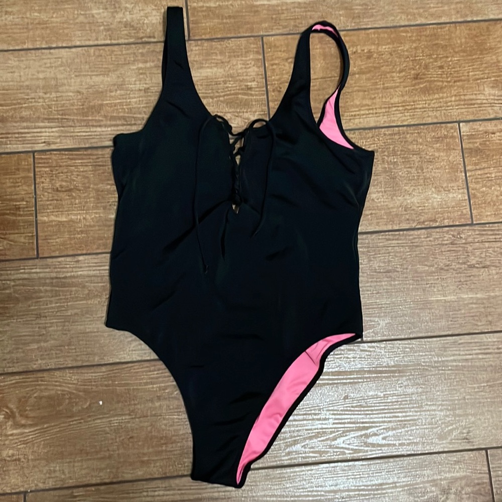 VS PINK Lace Up One Piece